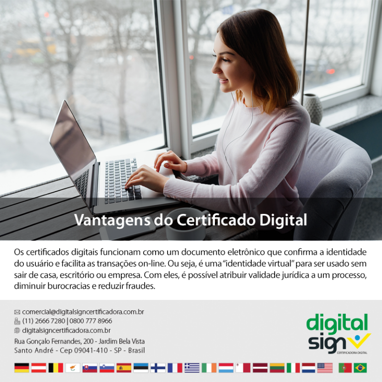 Acerte Vantagens Do Certificado Digital Digitalsign